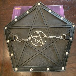 Spirit Halloween Pentagram Crossbody Bag